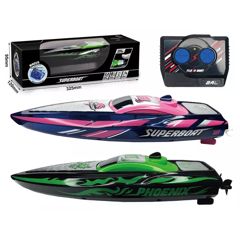 MADEJ R/C Speed Boat motoscafo RC 2.4GHz con caricabatterie USB