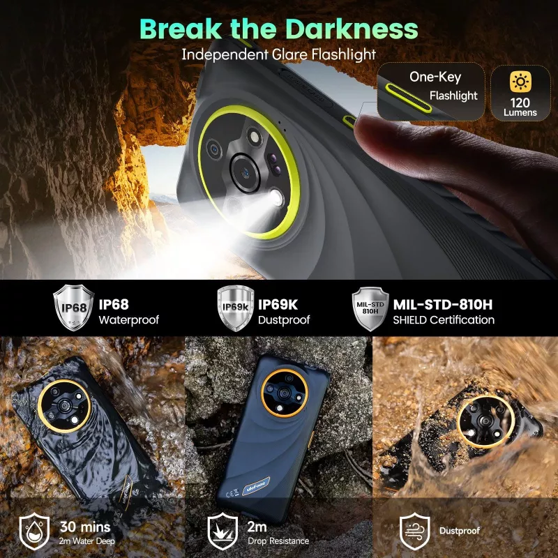 Ulefone Armor X31 6/128GB smartphone rugged nero