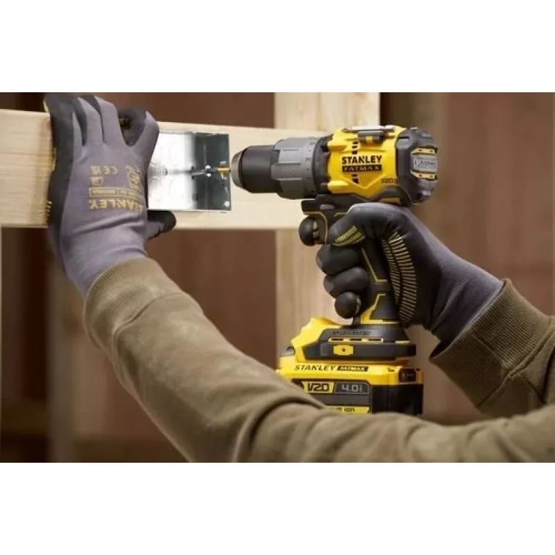 STANLEY FATMAX SFMCD726D2T avvitatore a percussione a batteria brushless 18V (2 batterie da 2,0Ah, caricabatterie, valigetta TSTAK)