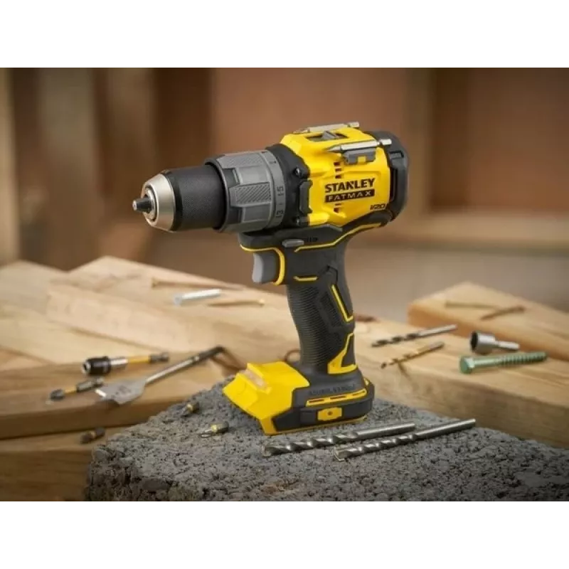 STANLEY FATMAX SFMCD726D2T avvitatore a percussione a batteria brushless 18V (2 batterie da 2,0Ah, caricabatterie, valigetta TSTAK)