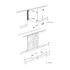 MPM-100-CJI-19 frigorifero-congelatore da incasso, 88 L, bianco, classe energetica F