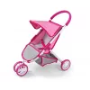 MILLY MALLY passeggino per bambole Susie Prestige – rosa/grigio/bianco