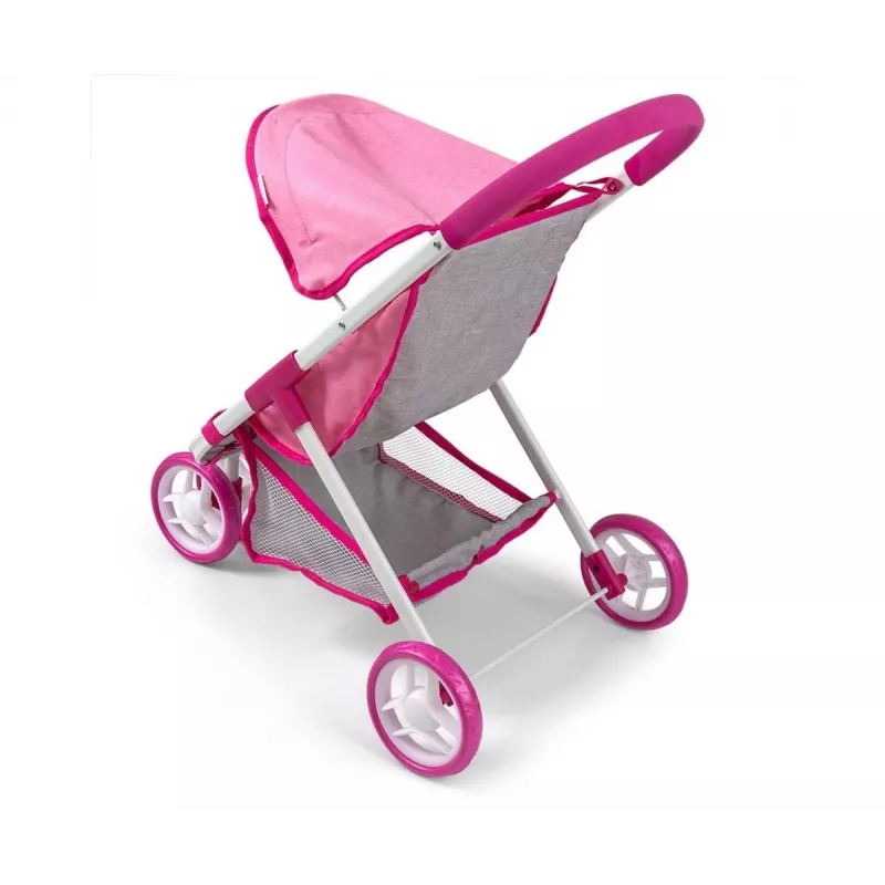 MILLY MALLY passeggino per bambole Susie Prestige – rosa/grigio/bianco