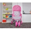 MILLY MALLY passeggino per bambole Susie Prestige – rosa/grigio/bianco