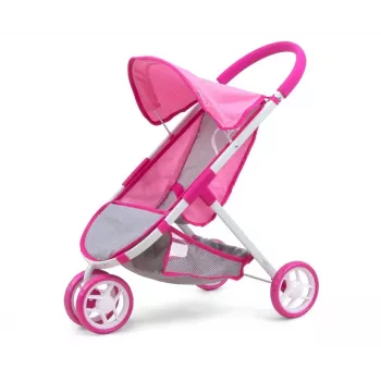 MILLY MALLY Passeggino per bambole Susie Prestige - rosa/grigio/bianco