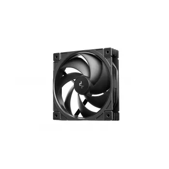 Deepcool FD12 V2 Ventola per case 120mm nera, 4-Pin PWM, cuscinetto fluidodinamico