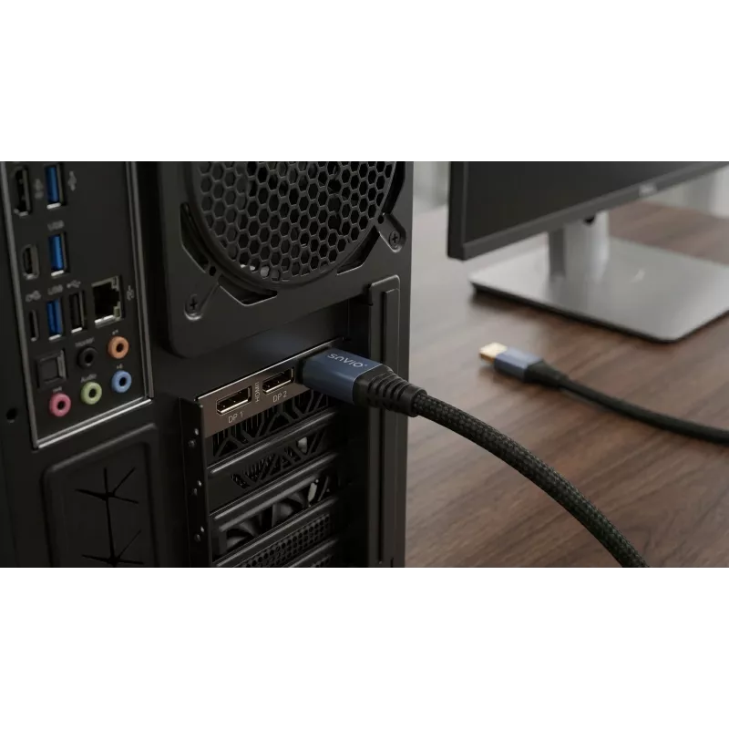SAVIO CL-209 cavo DisplayPort 2.1 1m nero