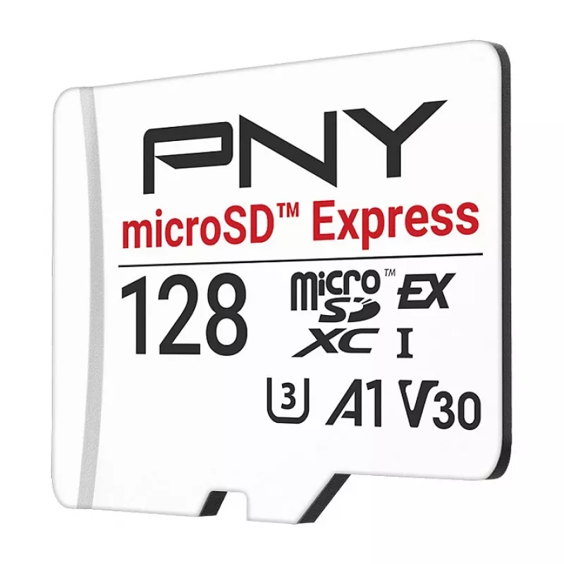 PNY 128GB microSDXC Express Card UHS-I U3 V30 A1 con adattatore SD