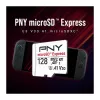 PNY 128GB microSDXC Express Card UHS-I U3 V30 A1 con adattatore SD