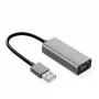 IBOX adattatore USB-C a RJ45 Gigabit Ethernet in alluminio, Space Gray
