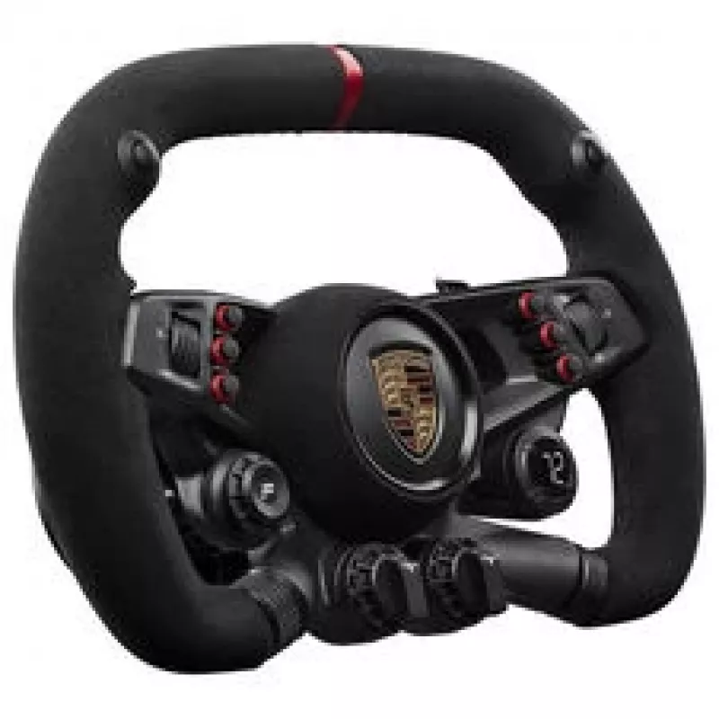 Fanatec CSL Elite Porsche Vision GT volante, Alcantara, display OLED, larghezza 310 mm - nero