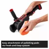 EINHELL Professional levigatrice orbitale a batteria CP-EP 18/125 Li BL-Solo, 18V, 125mm, rosso/nero, Bare Tool