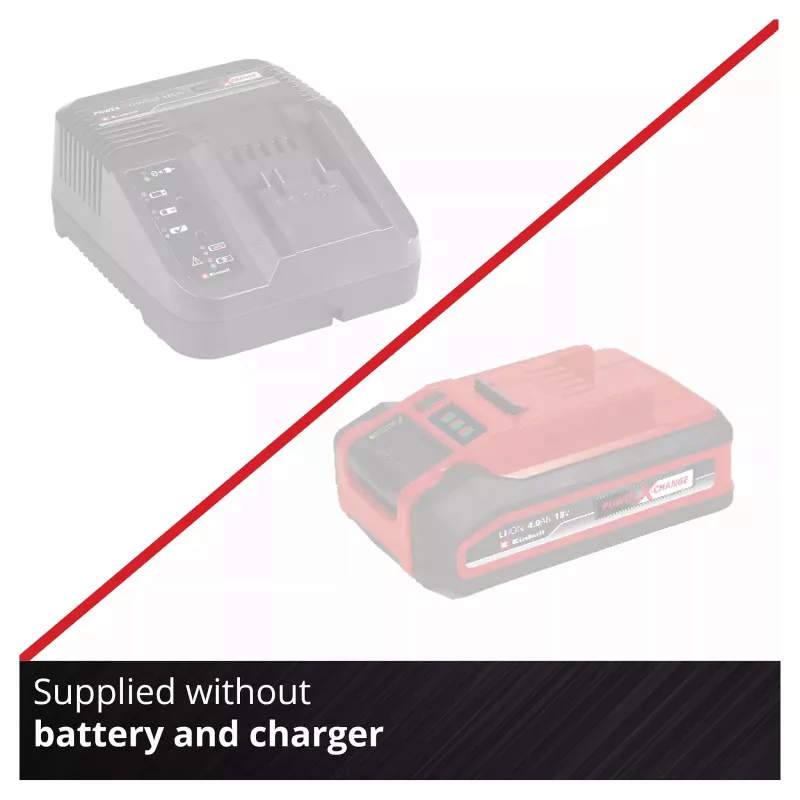 EINHELL Professional levigatrice orbitale a batteria CP-EP 18/125 Li BL-Solo, 18V, 125mm, rosso/nero, Bare Tool