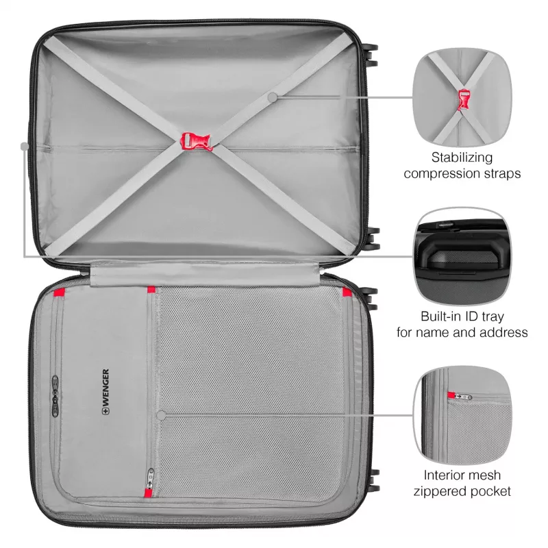 WENGER Prymo Medium Hardside Case (antracite, 59 litri)