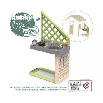 Smoby Life Summer Kitchen Grill con accessori