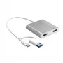 j5create JCA365-N Adattatore USB-C a doppio HDMI multi-monitor - 3.2 Gen 1 - USB-A e USB-C - 4K 60Hz