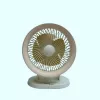 Maestro BT-003 Ventilatore da tavolo USB, nero, pale da 10 cm, 2 velocità, design compatto