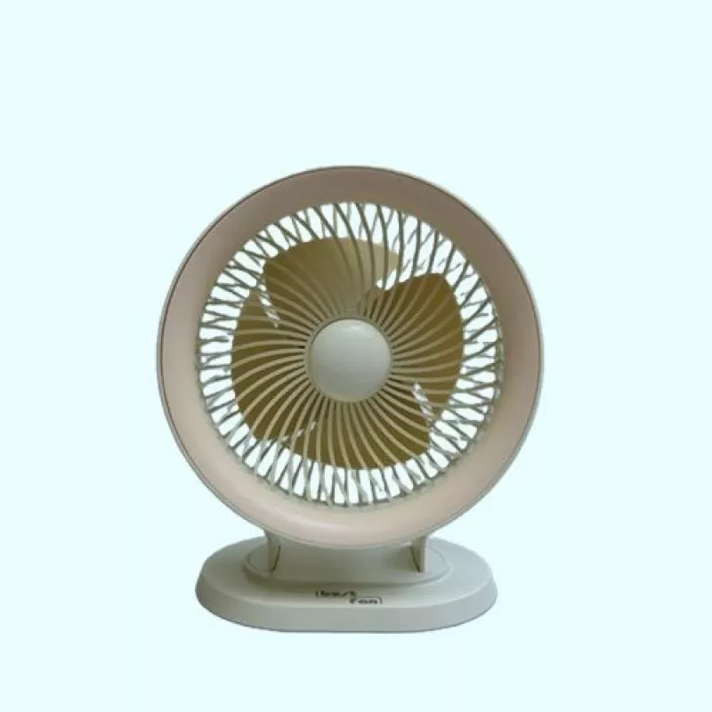 Maestro BT-003 Ventilatore da tavolo USB, nero, pale da 10 cm, 2 velocità, design compatto