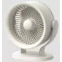 Maestro BT-003 Ventilatore da tavolo USB, nero, pale da 10 cm, 2 velocità, design compatto