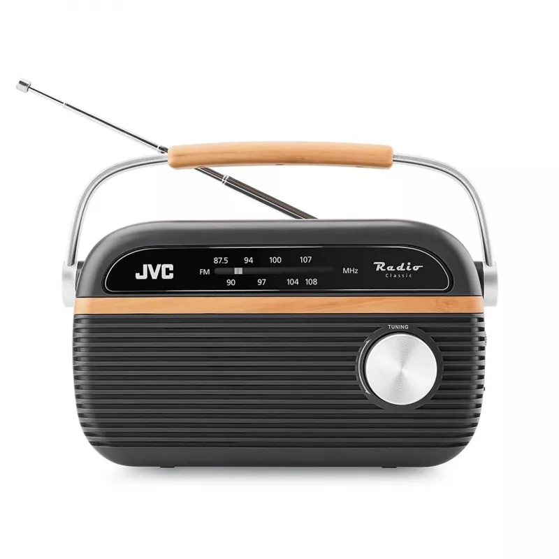 JVC RA-E215G Radio portatile FM/AM analogica grigia