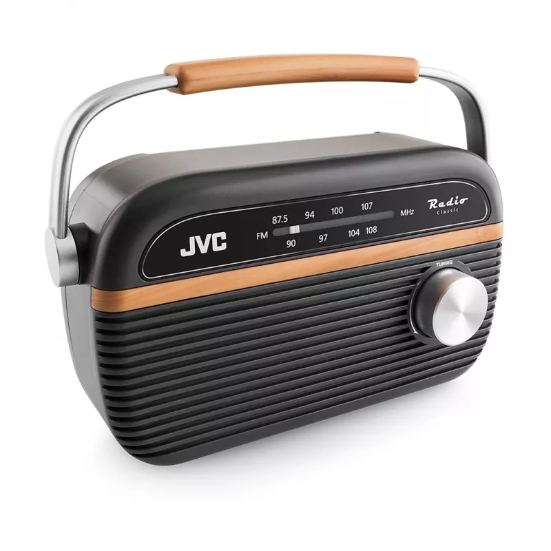 JVC RA-E215G Radio portatile FM/AM analogica grigia