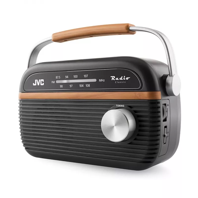JVC RA-E215G Radio portatile FM/AM analogica grigia