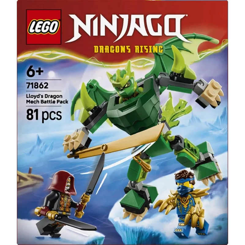 LEGO Ninjago 71862 Lloyd's Dragon Mech Battle Pack mattoncini