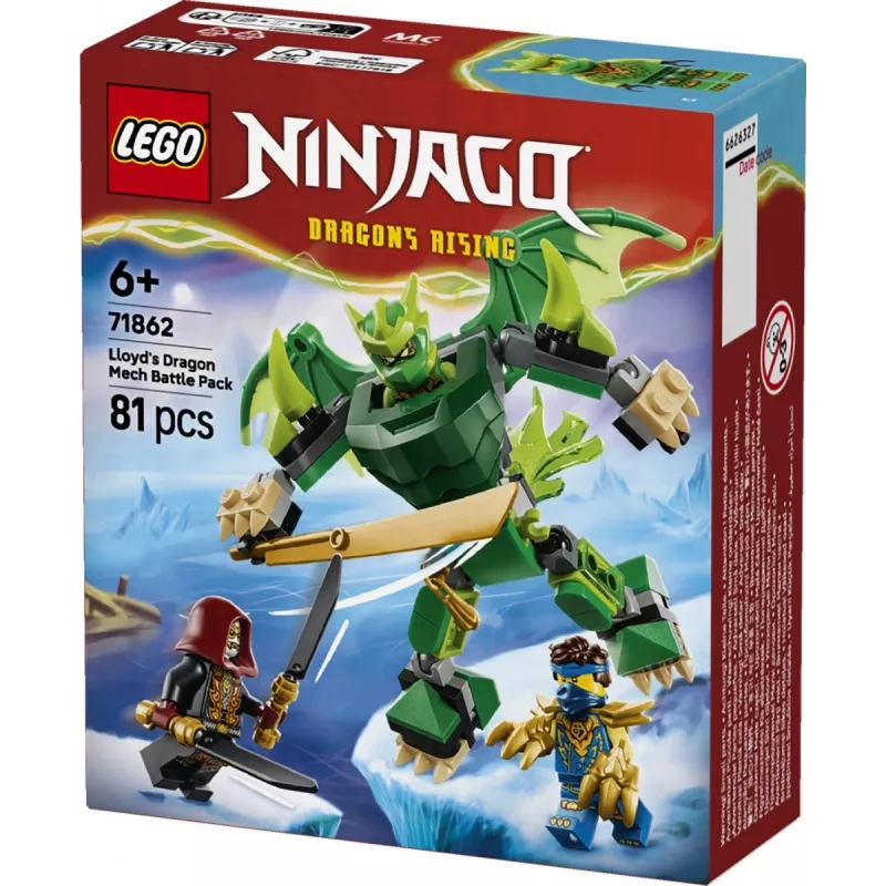 LEGO Ninjago 71862 Lloyd's Dragon Mech Battle Pack mattoncini
