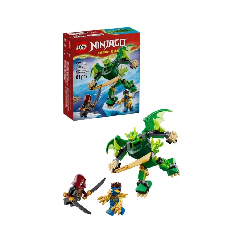 LEGO Ninjago 71862 Lloyd's Dragon Mech Battle Pack mattoncini