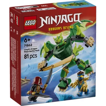 LEGO Ninjago 71862 Lloyd's Dragon Mech Battle Pack mattoncini