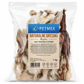 PETMEX Orecchie di coniglio con pelo 1kg