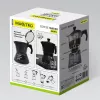 Maestro Granite MR-1667-3 Caffettiera moka 150ml 3 tazze grigia