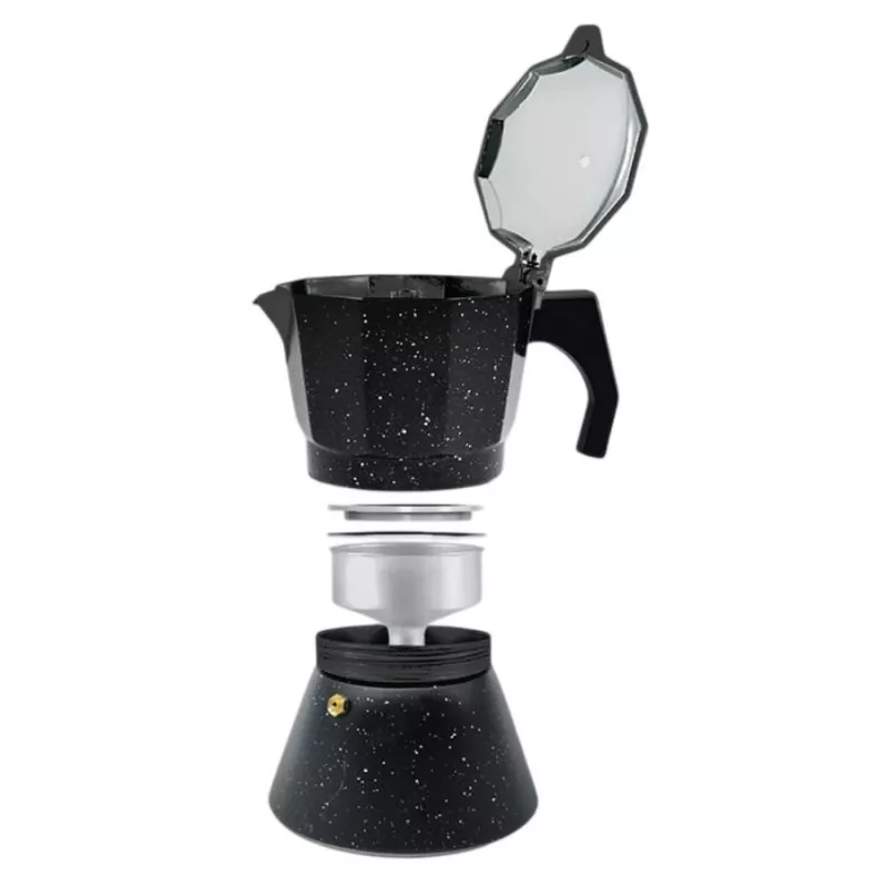 Maestro Granite MR-1667-9 Caffettiera per piano cottura 450ml 9 tazze