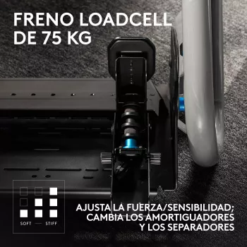 Logitech G RS Racing Pedals - Set 3 pedali con freno load-cell - Nero - per PC