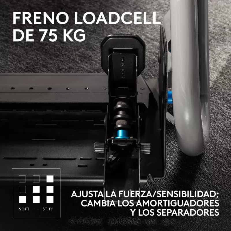 Logitech G RS Racing Pedals - Set 3 pedali con freno load-cell - Nero - per PC
