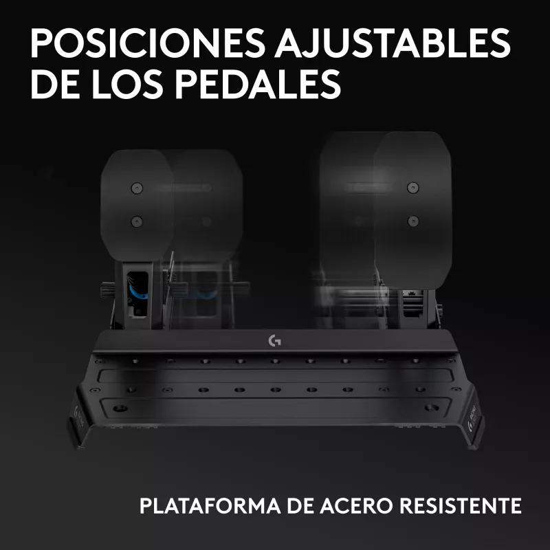 Logitech G RS Racing Pedals - Set 3 pedali con freno load-cell - Nero - per PC