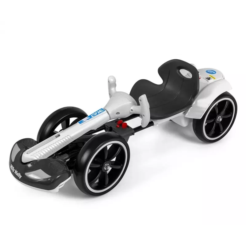 MILLY MALLY Go-kart a batteria Bolt bianco