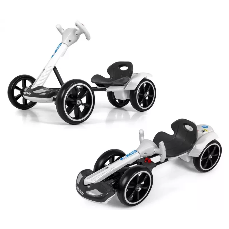 MILLY MALLY Go-kart a batteria Bolt bianco