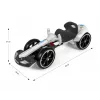 MILLY MALLY Go-kart a batteria Bolt bianco
