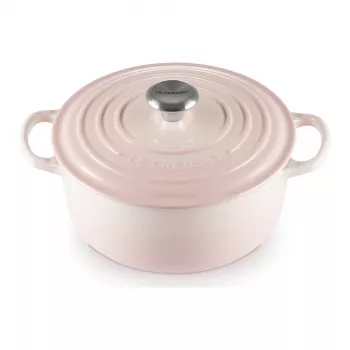 Le Creuset Signature Brasiera rotonda in ghisa 20 cm Shell Pink