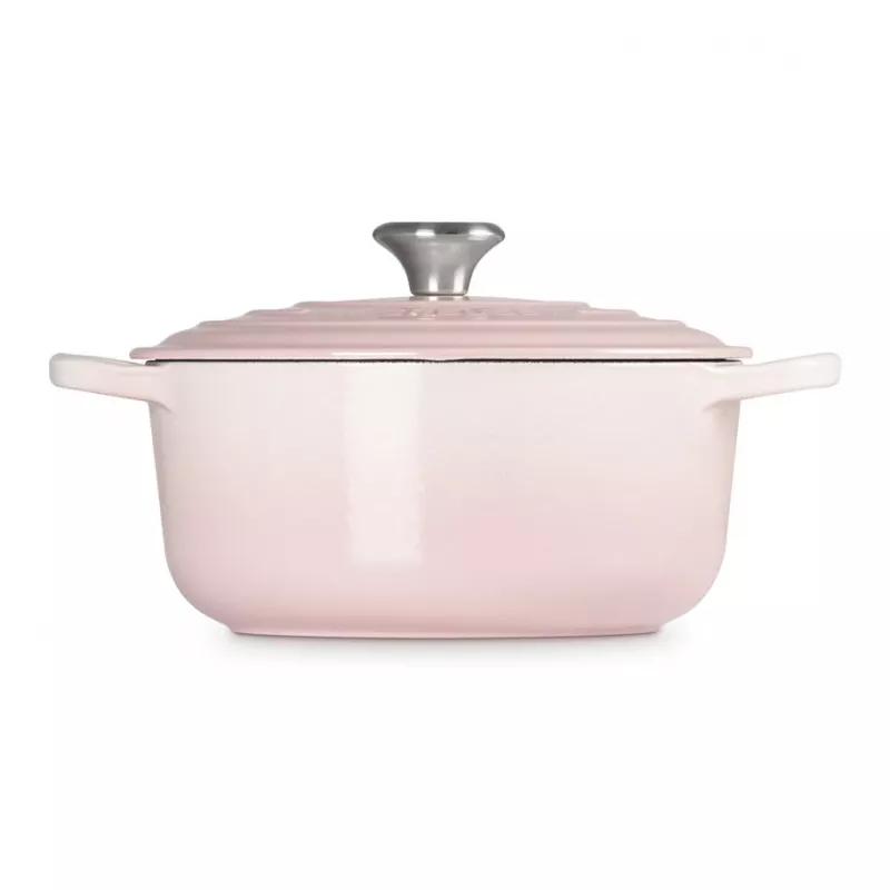 Le Creuset Signature Brasiera rotonda in ghisa 20 cm Shell Pink