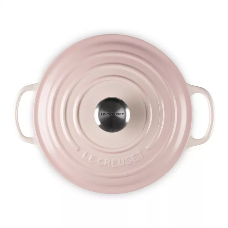 Le Creuset Signature Brasiera rotonda in ghisa 20 cm Shell Pink