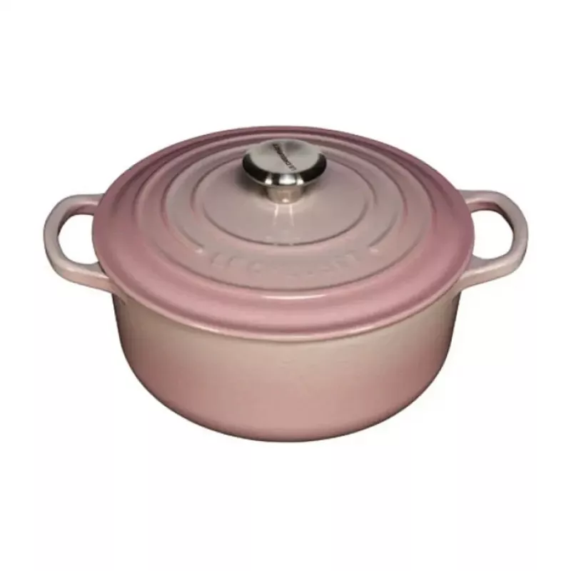 Le Creuset Signature Brasiera rotonda in ghisa 20 cm Shell Pink