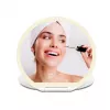 Girmi BE03 Specchio da trucco con illuminazione LED, ingrandimento 1x/5x, finitura cromata