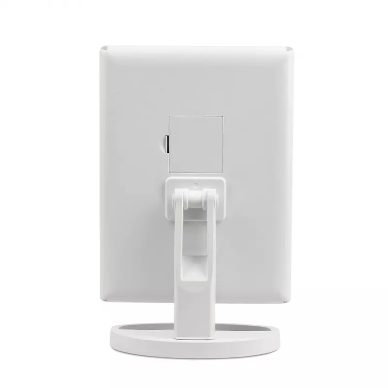 Girmi BE05 Specchio cosmetico con ingrandimento 5x e illuminazione LED, argento