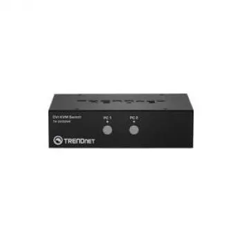 TRENDnet TK-222DVK Switch KVM DVI 2 porte con audio e hub USB