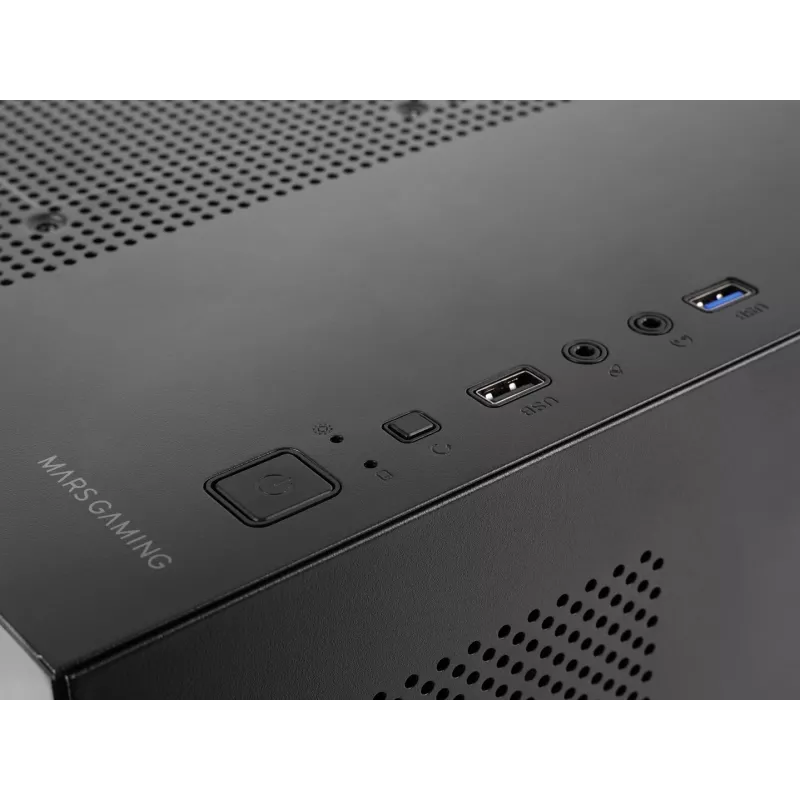 TACENS Mars Gaming MC-3TLITE Case Mini Tower nero vetro temperato FRGB
