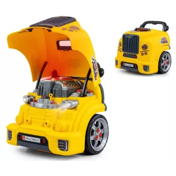 MILLY MALLY Set officina meccanico con motore smontabile N-Gine giallo