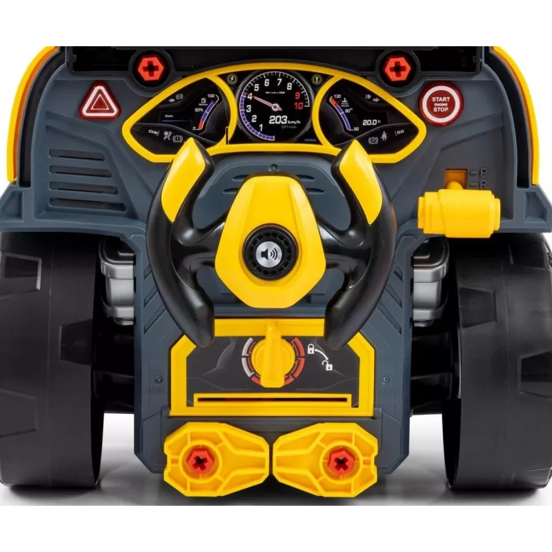 MILLY MALLY Set officina meccanico con motore smontabile N-Gine giallo