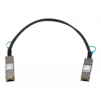 StarTech.com 0,5 m Cavo QSFP+ Direct Attach - Conforme MSA - Cavo Twinax passivo 40G QSFP+ - QSFP a QSFP - nero